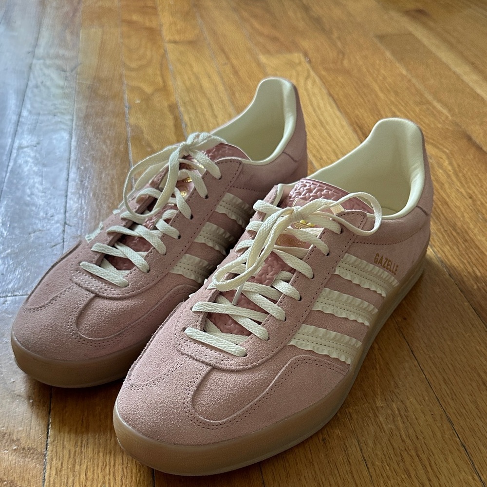 Adidas Gazelle Women's Sneakers in Pink and Cream